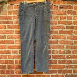 L.L. Bean Casco Corduroys (Size 8 Petite) Gray